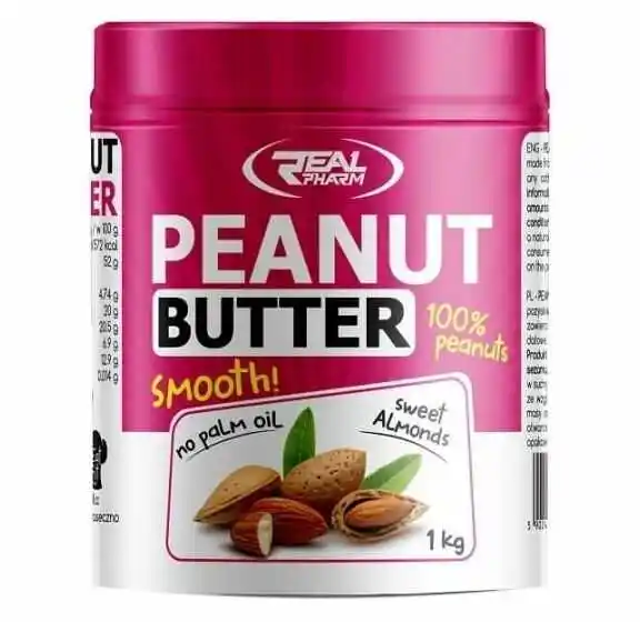 Real Pharm Peanut Butter Almond 1000g