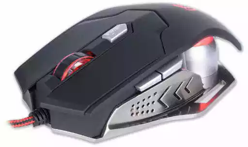 Rebeltec Mysz przewodowa FALCON optyczna Gaming USB czarna