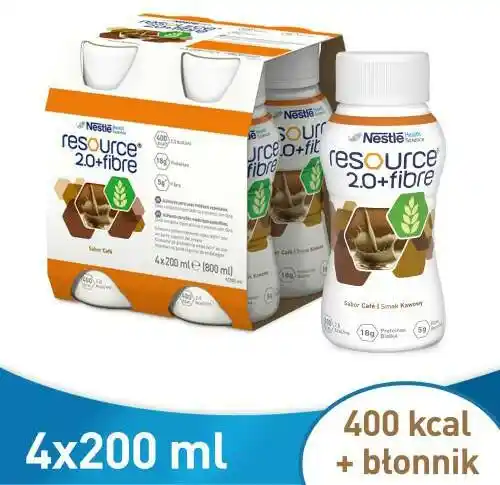 RESOURCE 2.0 FIBRE smak kawowy 4x200ml