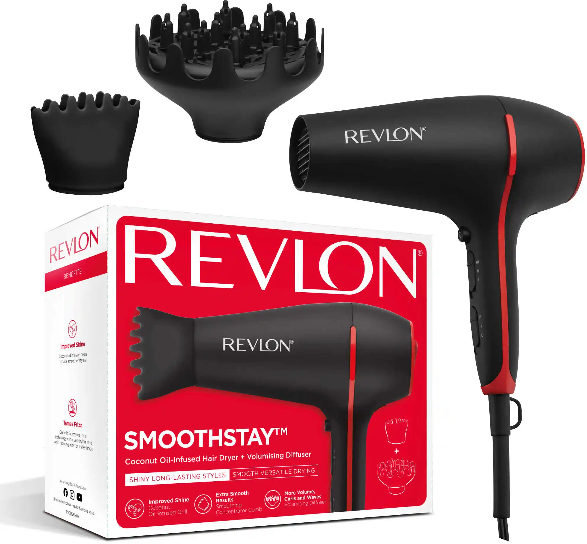 Revlon SmoothStay Suszarka do włosów 2000W RVDR5317