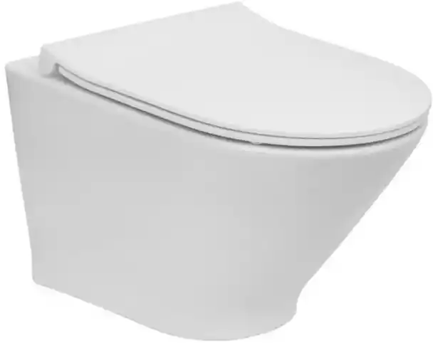 Roca Gap Toaleta WC podwieszana 48x35,5 cm Rimless bez kołnierza z powloką biała A3460NBS00