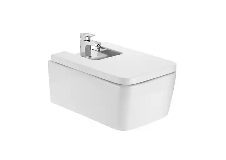 Roca Inspira Square Bidet podwieszany 37x56x23 cm biały A357535000