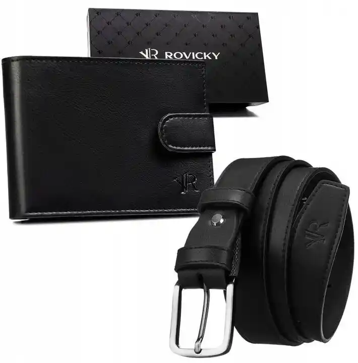 Rovicky Zestaw prezentowy R-N003L-110-PU03 czarny