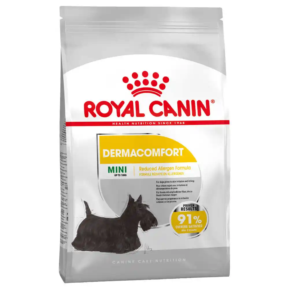 Royal Canin CCN Mini Dermacomfort 8kg karma sucha dla psów dorosłych, ras małych, o wrażliwej skórze, skłonnej do podrażnień