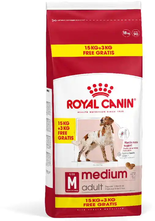 Royal Canin Medium Adult 15kg karma sucha dla psów dorosłych, ras średnich