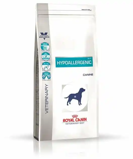 Royal Canin Veterinary Dog Hypoallergenic sucha karma dla dorosłych psów z niepożądanymi reakcjami na pokarm 14 kg