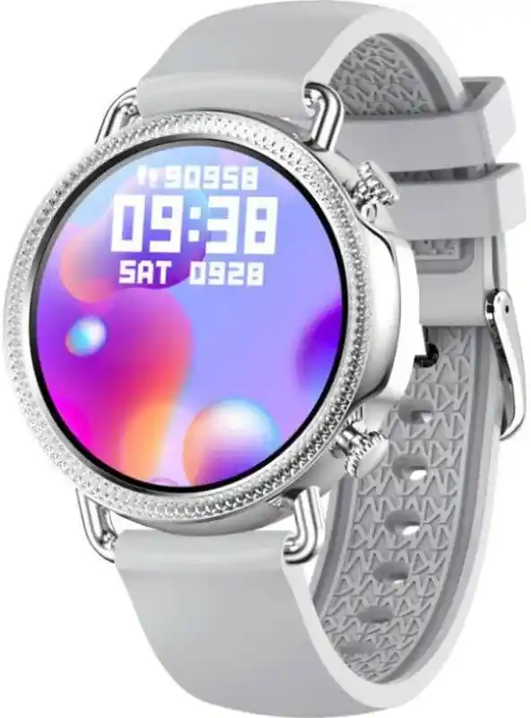 Rubicon Damski Smartwatch Puls Tlen Sms Fb Srebrny