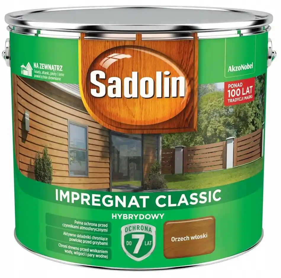 Sadolin Impregnat Classic Hybrydowy Orzech Wloski 9L