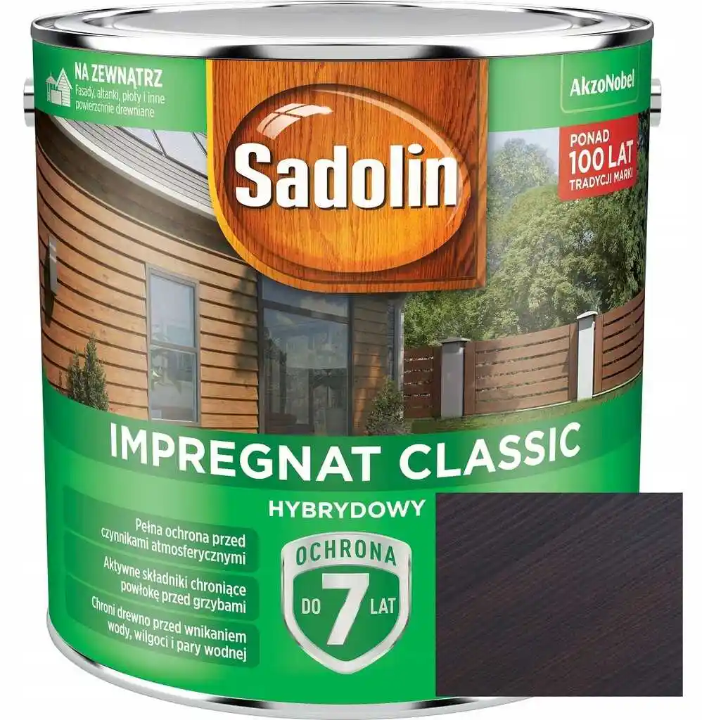 Sadolin Impregnat Classic Hybrydowy Palisander 9L