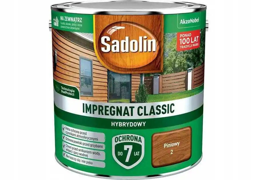 Sadolin Impregnat Classic Hybrydowy Piniowy 2,5L