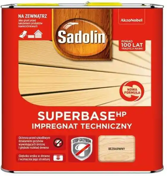 Sadolin SUPERBASE HP 2,5L Impregnat Do Drewna