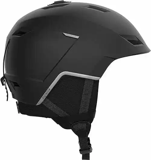 Salomon Mężczyźni Pioneer Lt L41158100 Kask Narciarski Czarny L 59-62cm