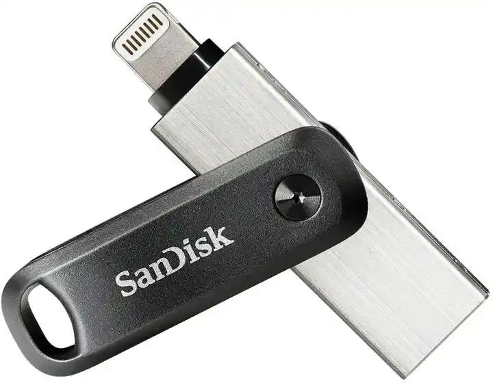 Sandisk iXpand GO 256GB USB 3.0 / Lightning Srebrno-czarny PenDrive