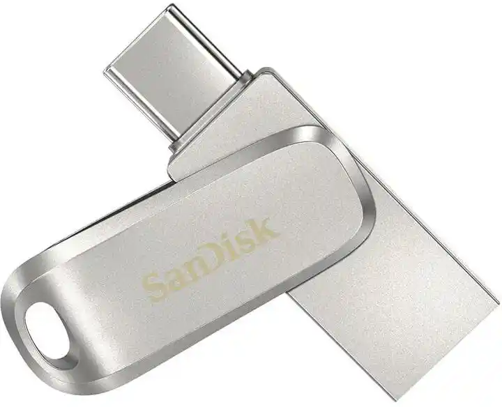 Sandisk Ultra Dual Drive Luxe 1TB USB Typ C / USB 3.0 Srebrny PenDrive