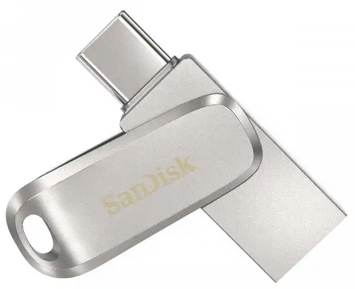 Sandisk Ultra Dual Drive Luxe 512GB USB Typ C / USB 3.0 Srebrny PenDrive