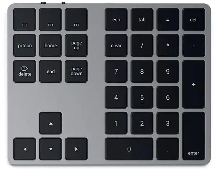 Satechi Keypad Extended Aluminiowa klawiatura numeryczna Bluetooth Space Gray (gwiezdna szarość)