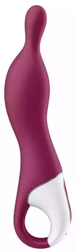 Satisfyer A-Mazing 1 Berry - Wibrator punktowy do punktu G Bordowy