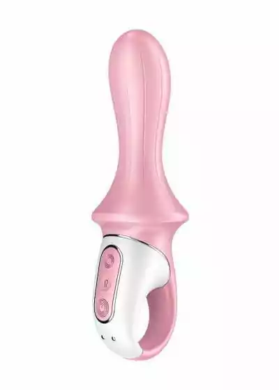 Satisfyer Air Pump Booty 5 - inteligentny wibrator analny z pompką (różowy)