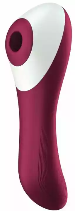 Satisfyer Dual Crush - ładowalny wibrator dopochwowy i łechtaczkowy (czerwony)