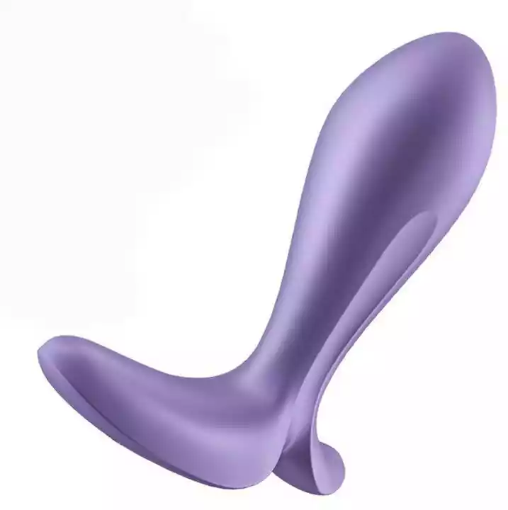 Satisfyer Intensity Plug Purple - Wibrujący korek analny sterowany aplikacją mobilną, Fioletowy