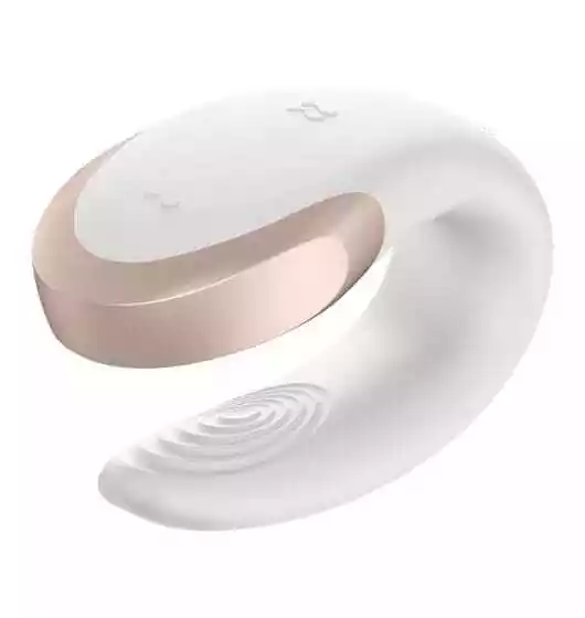 Satisfyer Masażer Double Love Connect App White