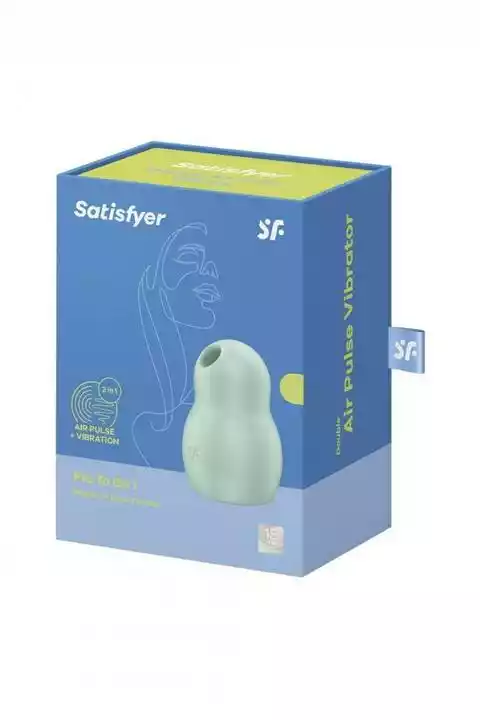 Satisfyer Pro To Go 1 - ładowalny stymulator łechtaczki z falami powietrza (miętowy)