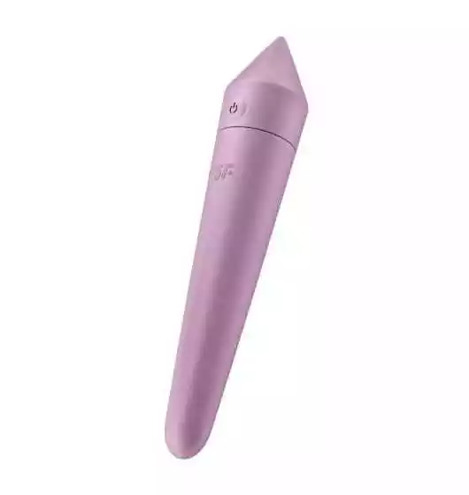 Satisfyer Sterowany aplikacją miniwibrator Ultra Power Bullet 8 liliowy