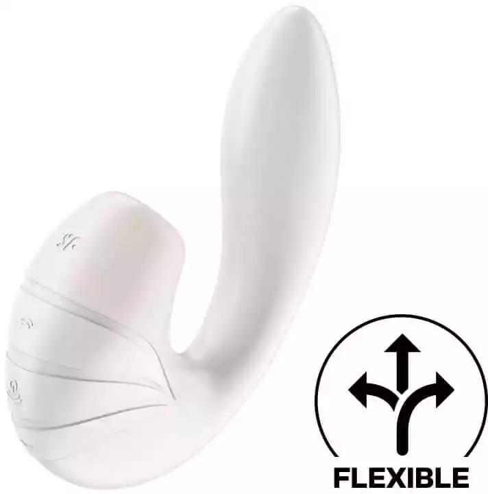 Satisfyer Supernova (White) - Wibrator króliczek Biały