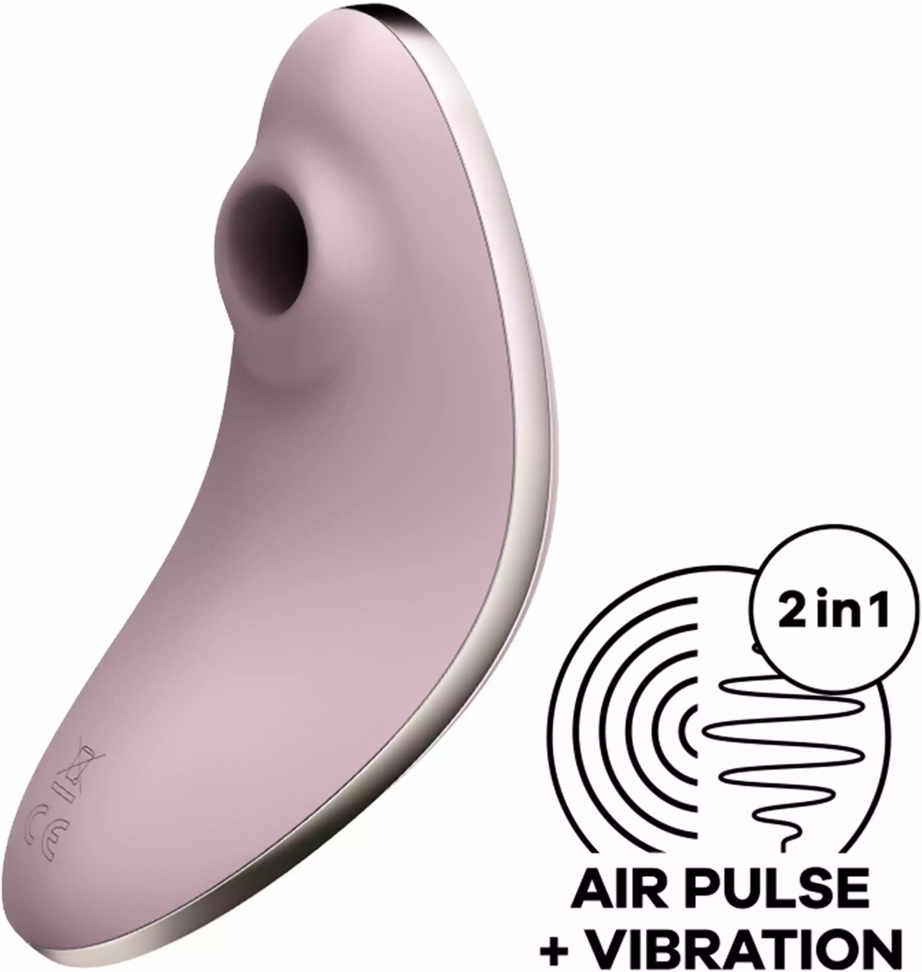 Satisfyer vulva lover 1 violet - Wibrator łechtaczkowy z stymulacją soniczną, Fioletowy