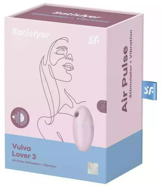 Satisfyer Vulva Lover 3 - ładowalny, powietrzny stymulator łechtaczki (różowy)