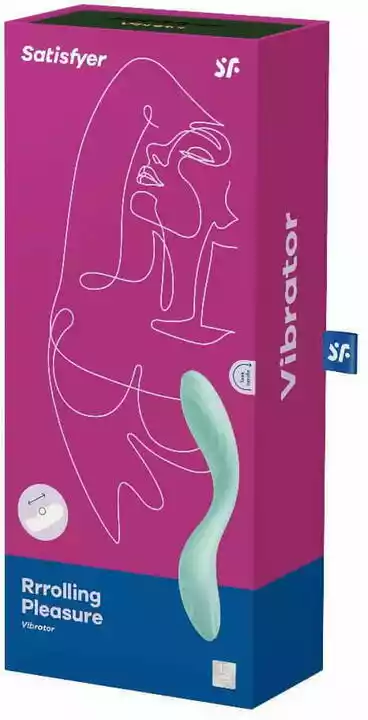 Satisfyer - wibrator punktu G - Rrrolling Pleasure - miętowy