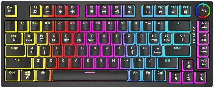 Savio Phenix Gateron Red Pro Pudding Czarny Klawiatura mechaniczna