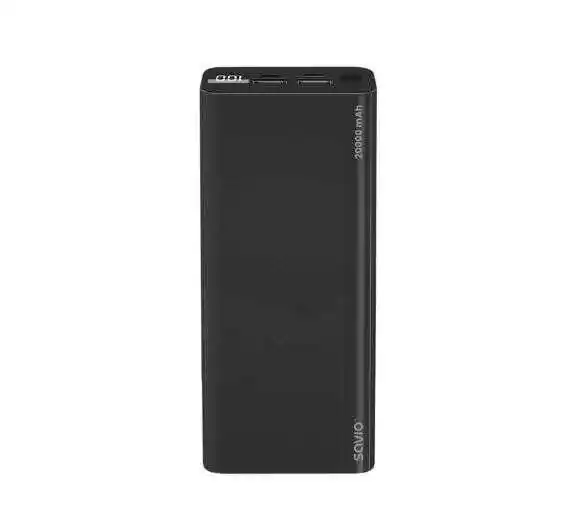 Savio Powerbank 20000 Mah Czarny BA-05