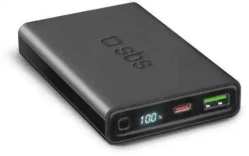 SBS TEBB10000LCDEVOPD20K 10000mAh PD 20W Czarny Powerbank