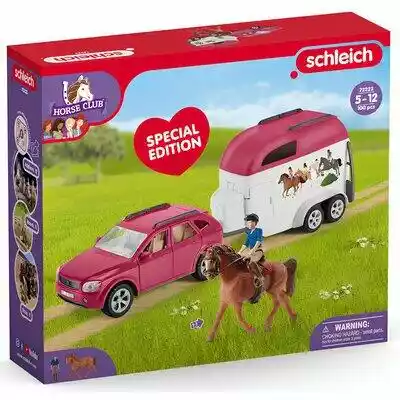 SCHLEICH Zestaw figurek Samochód z przyczepą podstawowy 72223