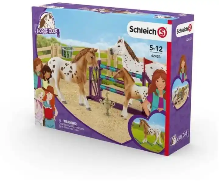 Schleich Zestaw Treningowy - Rodzina Rasy Appaloosa