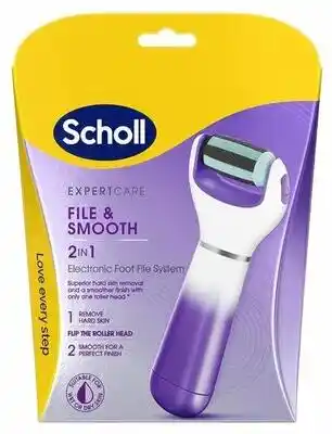 SCHOLL Pilnik elektryczny do stóp Expert Care 2w1 Fioletowy