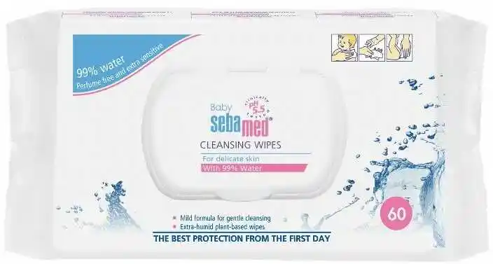 Sebamed Baby Cleansing Wipes chusteczki oczyszczające dla dzieci 60szt