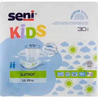 SENI KIDS Junior 12-25kg 30szt pieluchomajtki dla dzieci