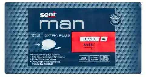 Seni Man Extra Plus Level 4 Wkładki urologiczne dla mężczyzn 15szt