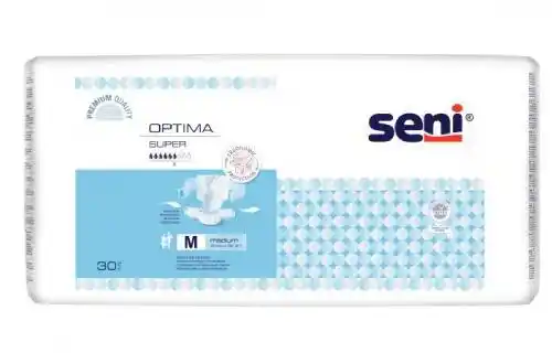 SENI OPTIMA SUPER MEDIUM pieluchomajtki z pasem biodrowym 30szt