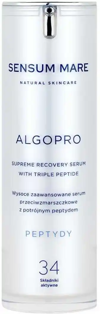 Sensum Mare Supreme Recovery Serum With Triple Peptide Wysoce zaawansowane serum przeciwzmarszczkowe z potrójnym peptydem 4,5proc. 30 ml