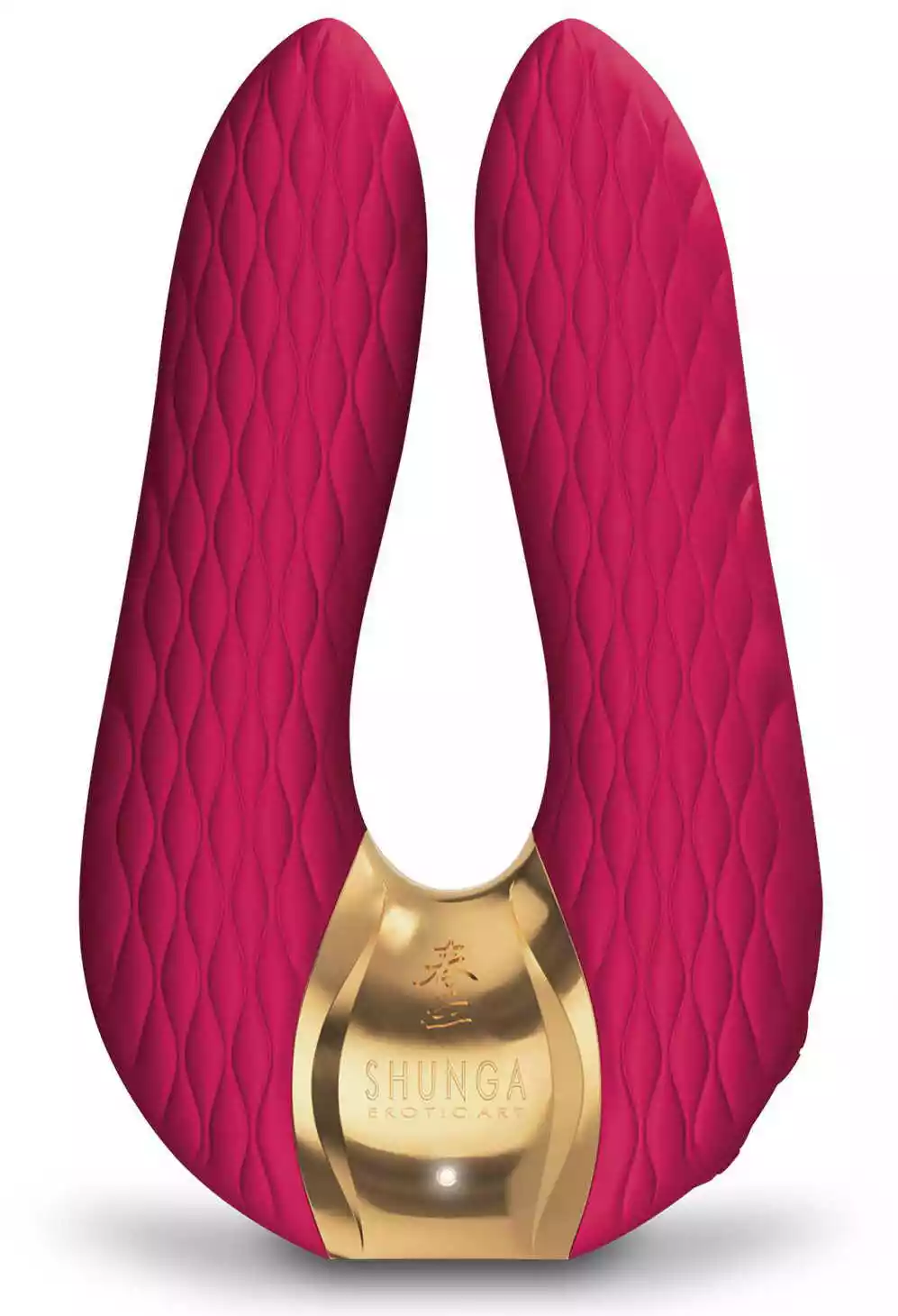 Shunga Aiko Intimate Massager Raspberry - Wibrator łechtaczkowy, Czerwony