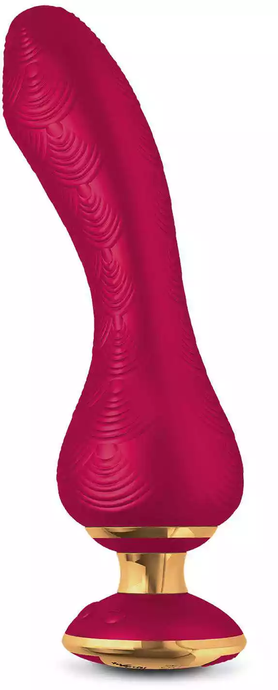 Shunga Sanya Intimate Massager Raspberry - Wibrator klasyczny, Czerwony