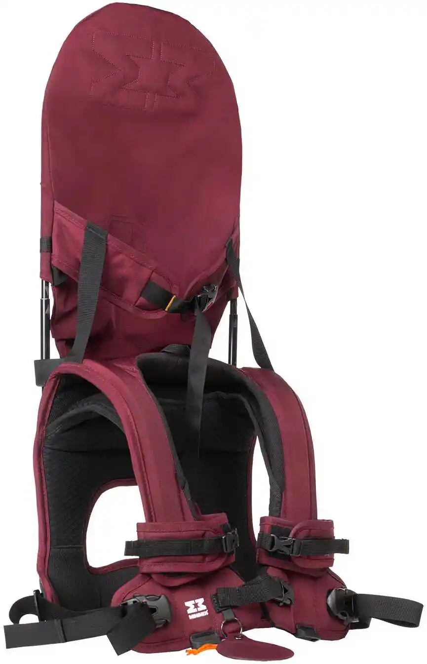 Składane nosidełko dziecięce MiniMeis G54 Shoulder Carrier - burgundy