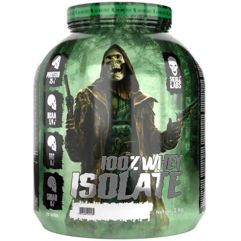 SKULL LABS 100 procent Whey Isolate - 2000g - Chocolate - Odżywki białkowe