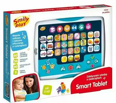 SMILY PLAY Zabawka tablet Zdobywam wiedzę o zwierzętach SP98275