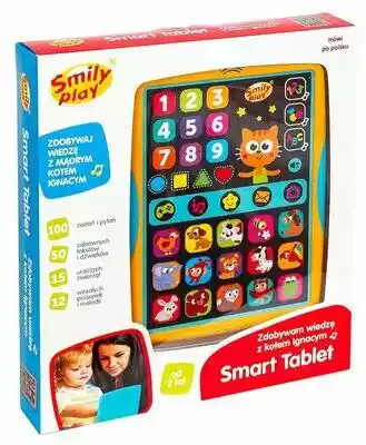 SMILY PLAY Zabawka tablet Zdobywam wiedzę z kotem Ignacym SP98276