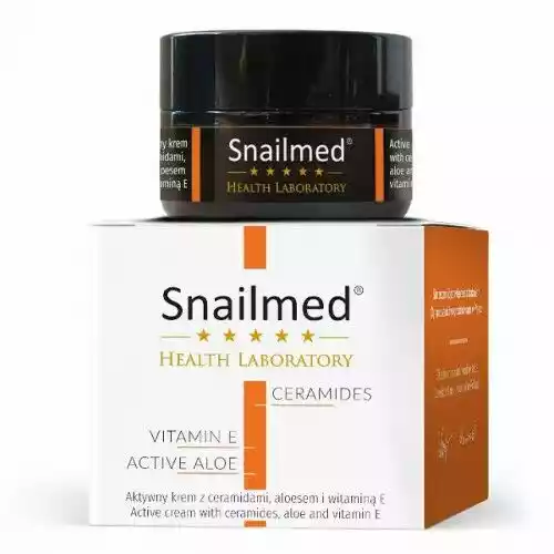 Snailmed Aktywny krem z ceramidami aloesem oraz witaminami 30ml