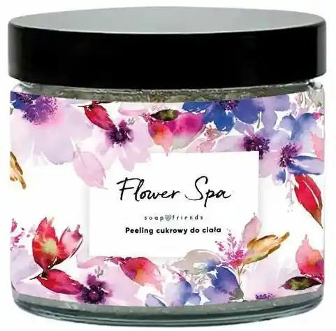 Soap&Friends Flower Spa cukrowy peeling do ciała 250ml